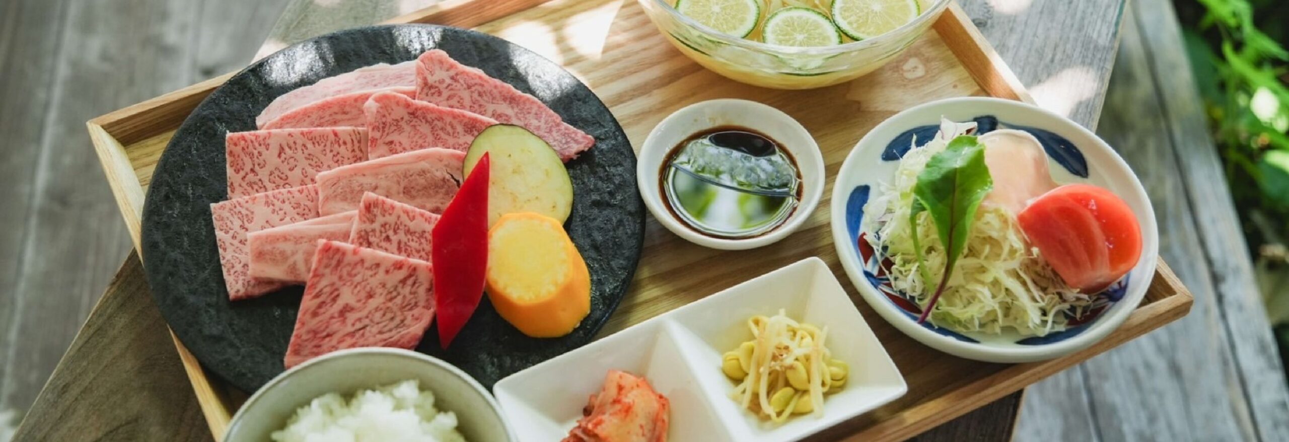 和牛5種と盛岡冷麺